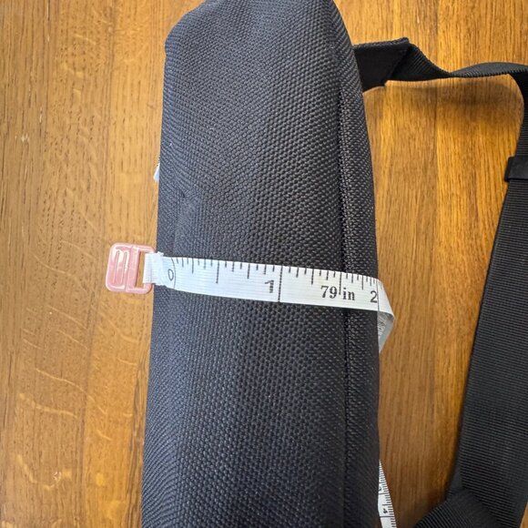 HERSCHEL SUPPLY CO. Settlement Hip Pack Black Waist Bag Adjustable Fanny Pack - Picture 8 of 12